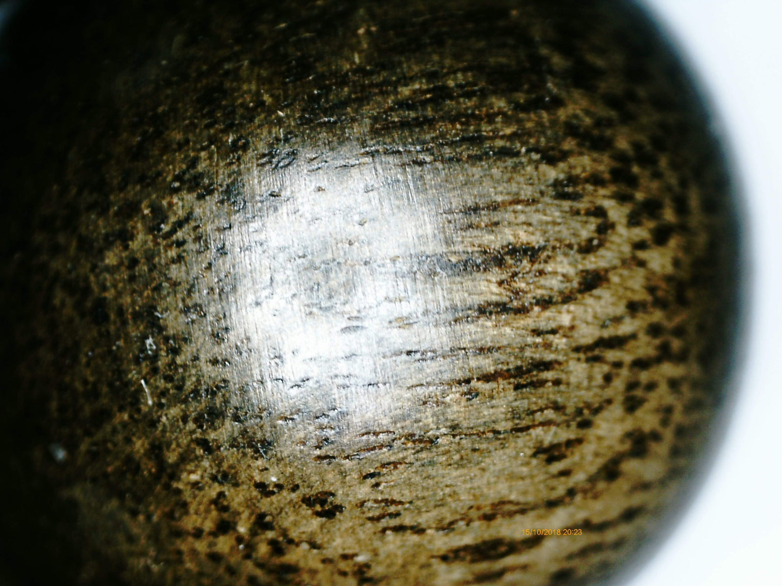 SOLD Wild Agarwood Bracelet made from heart wood 16mm 14 beads 32g - The Moonless -