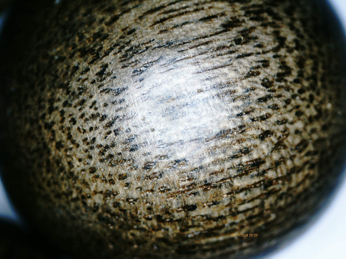 SOLD Wild Agarwood Bracelet made from heart wood 16mm 14 beads 32g - The Moonless -