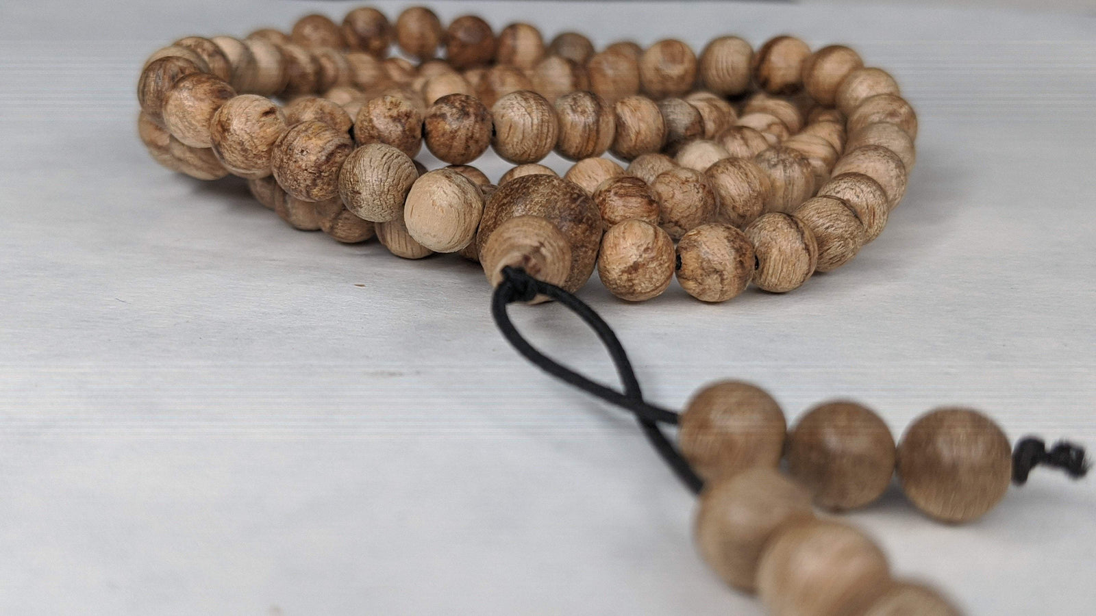 Wild Young Tigerwood Agarwood - 108 mala -6mm 10g -