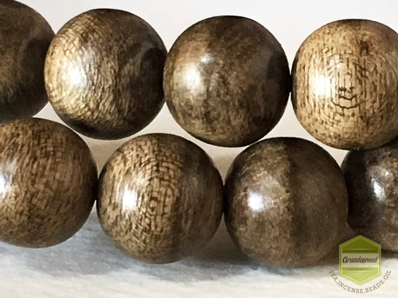 ZZ-SOLD OUT-ZZ- Patience of A Saint Wild Agarwood 108 mala bead- 8mm, 34g -