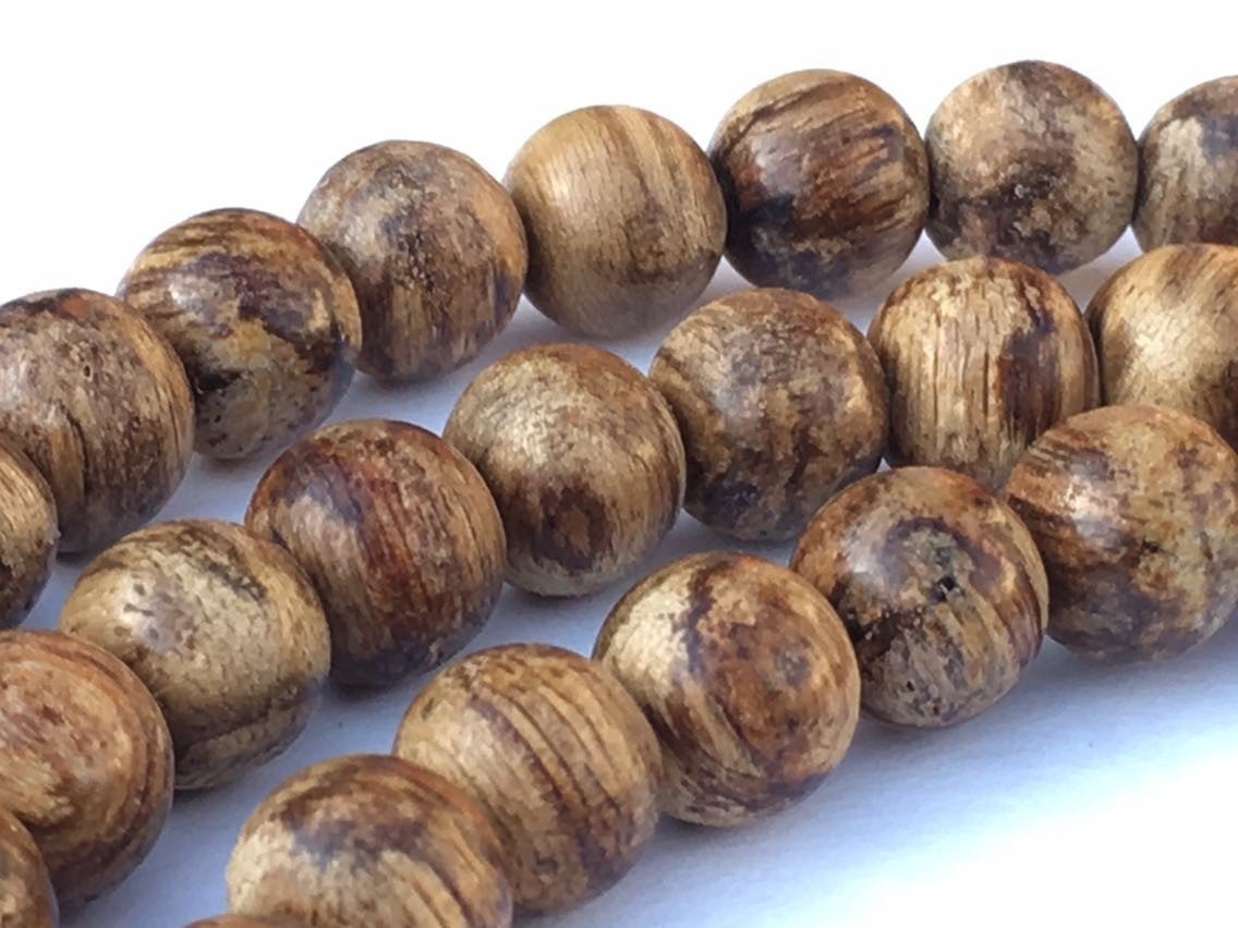 ZZ-SOLD OUT-ZZ- The Fearless Tiger- Wild Agarwood 108 mala beads Borneo Region -
