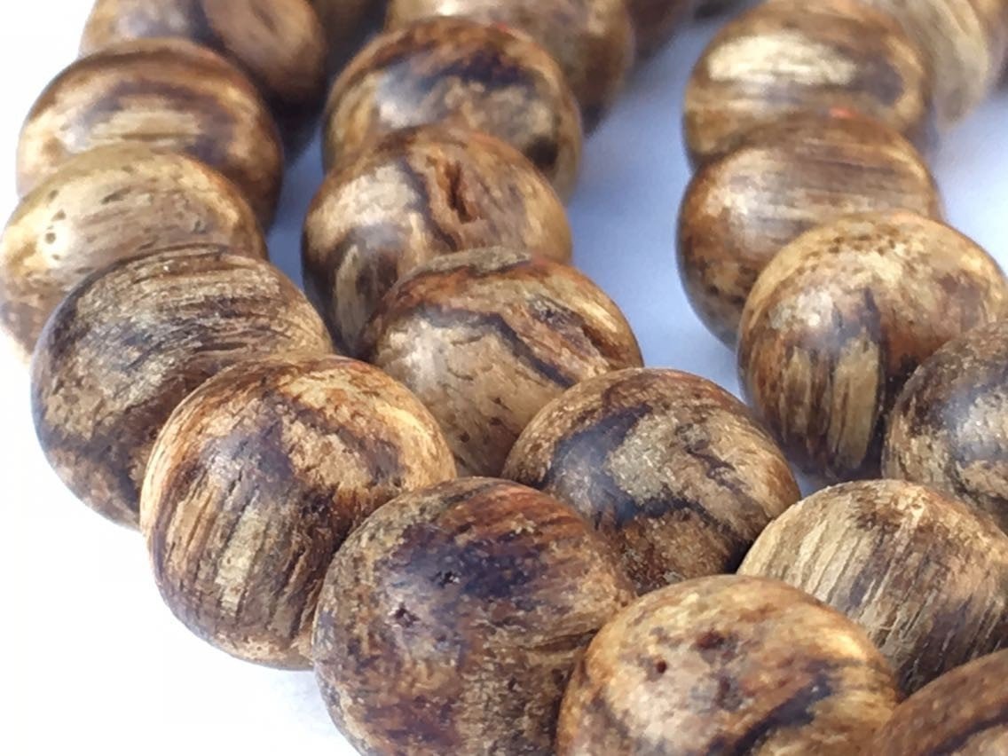 ZZ-SOLD OUT-ZZ- The Fearless Tiger- Wild Agarwood 108 mala beads Borneo Region -