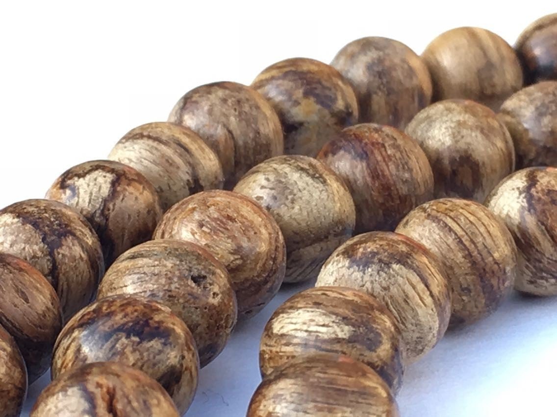 ZZ-SOLD OUT-ZZ- The Fearless Tiger- Wild Agarwood 108 mala beads Borneo Region -