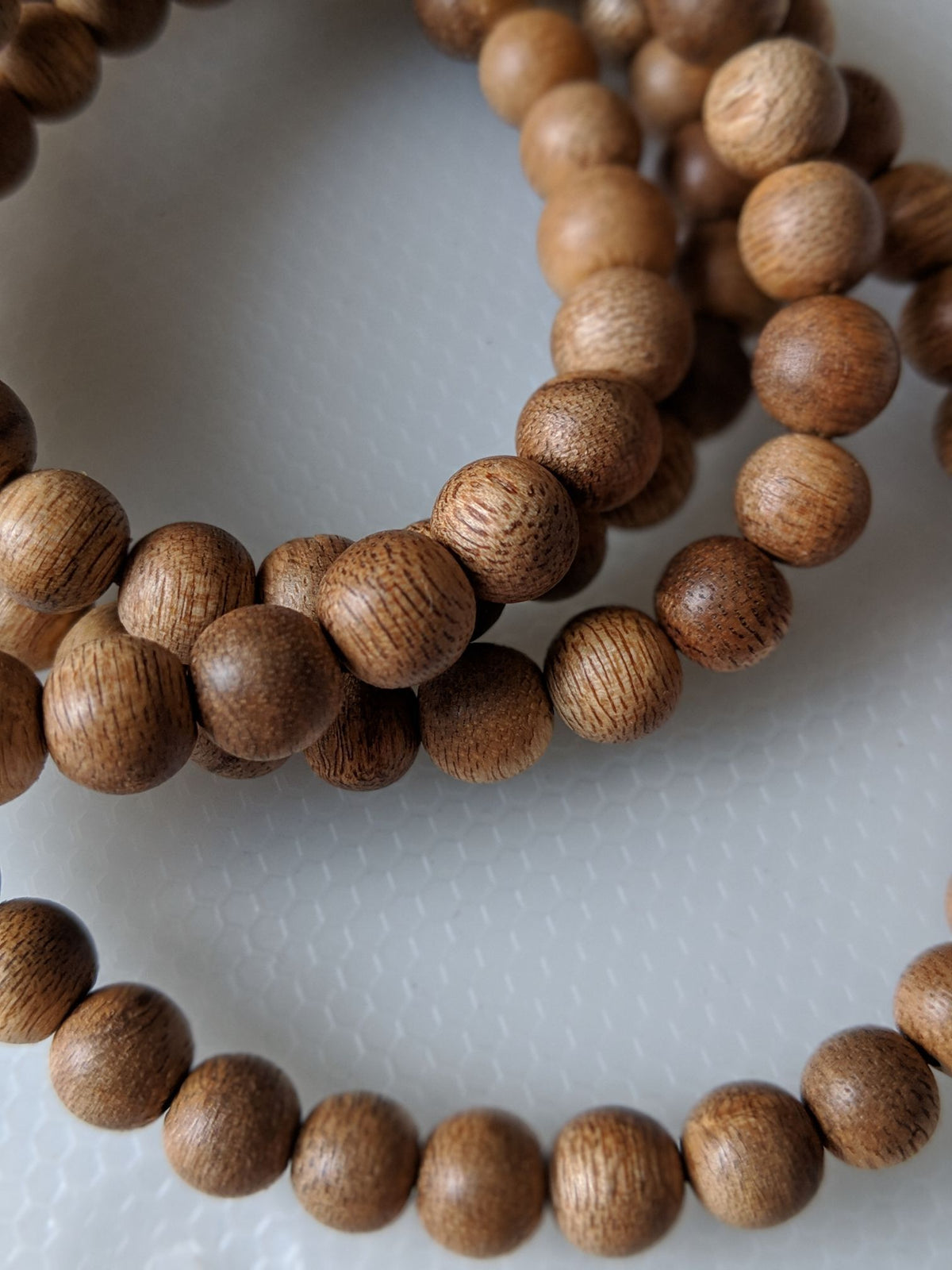 Single Beads Cultivated agarwood 7mm -