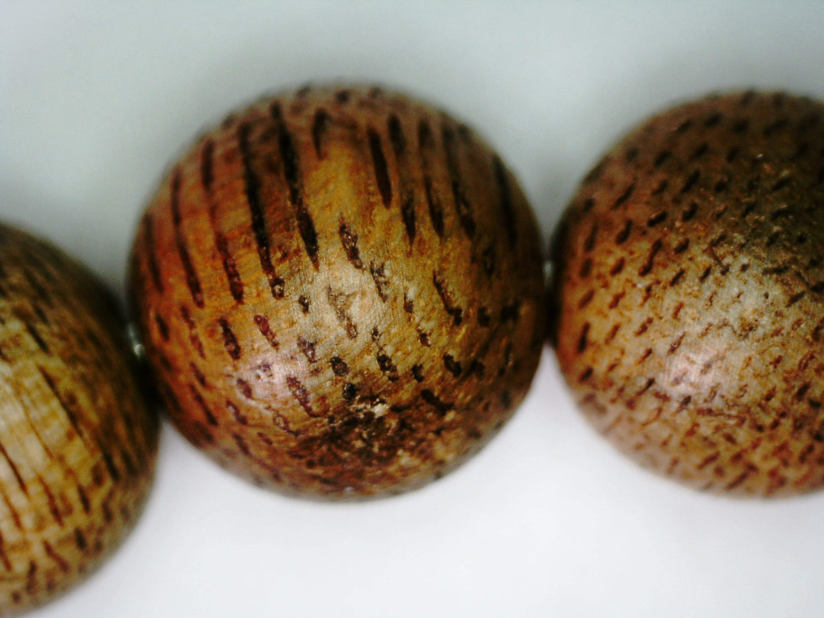 The Clarity - Cultivated agarwood 8mm bracelet with Tree of Life pedant, citrine and turquoise -