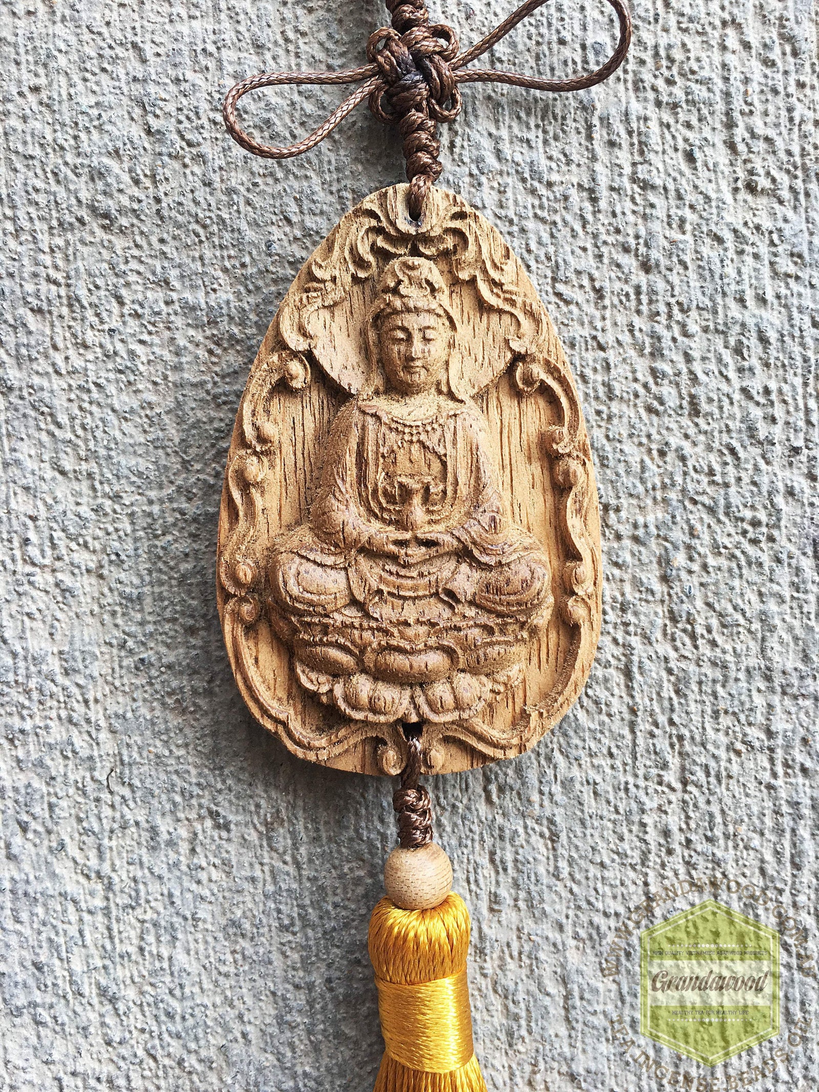 Guan yin Car Decor Hanger -