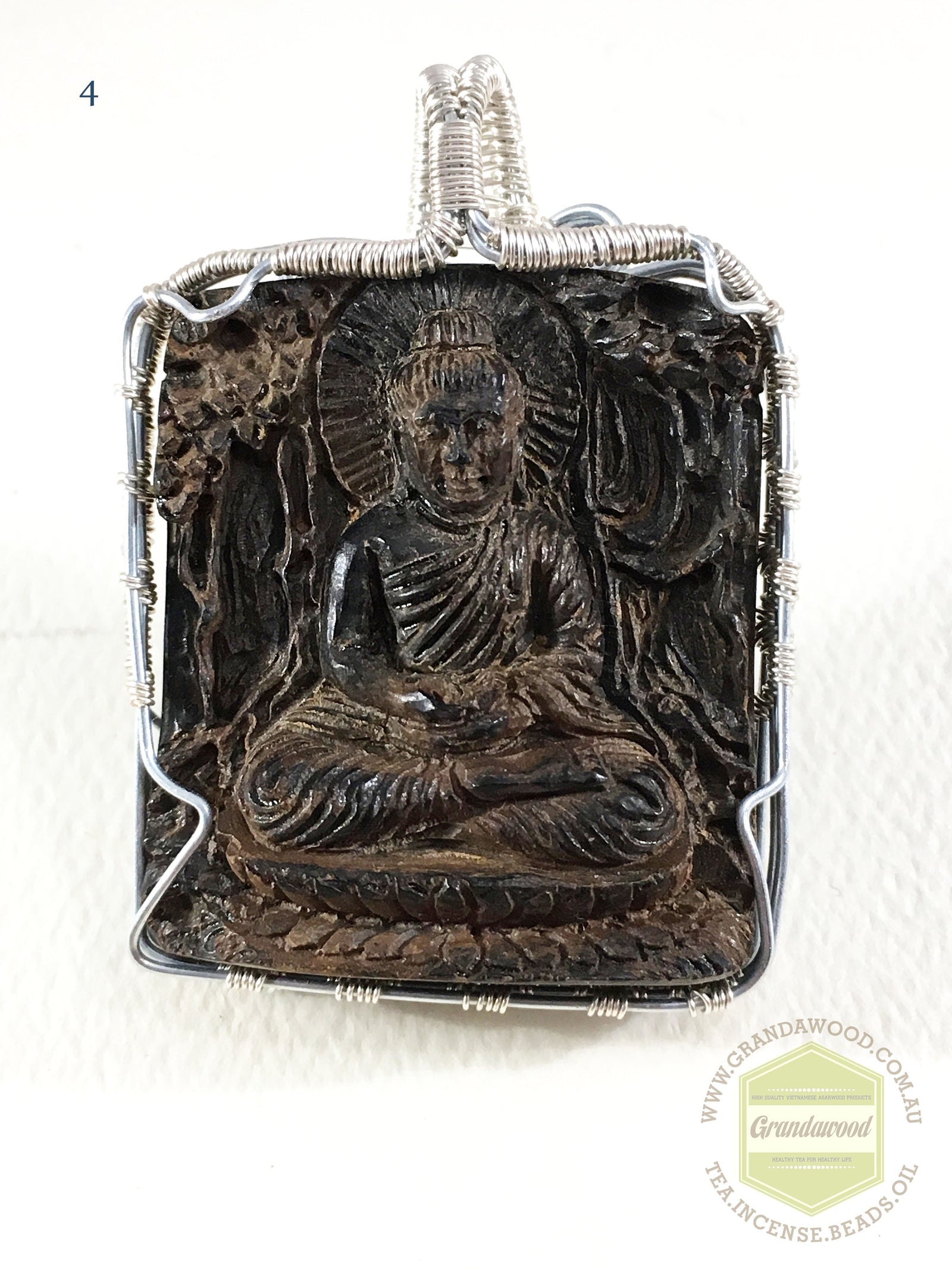 Sinking Agarwood Pendant Gautama (Sakyamuni) Buddha 释迦牟尼 - Pendant 4 w 14g