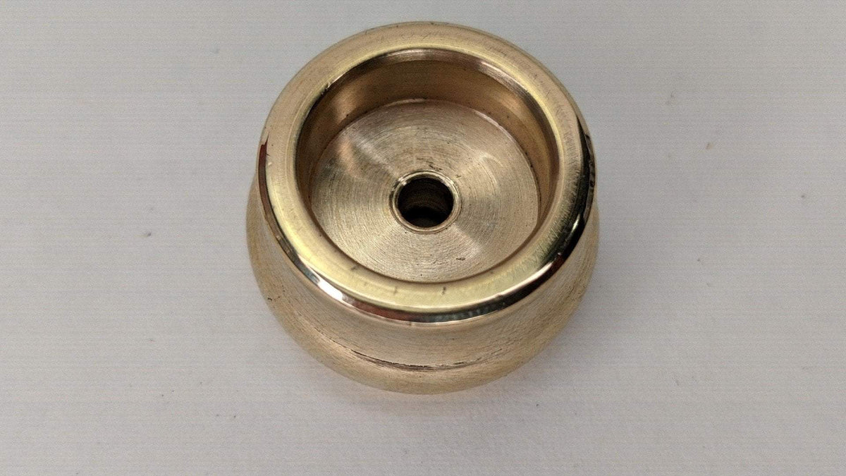 Golden Alloy Mini Incense Holder - 1 single 2mm hole -