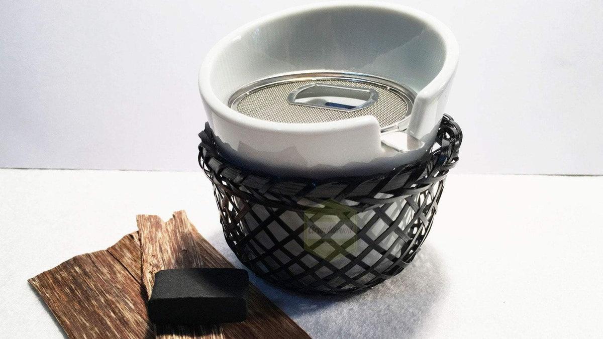 *New* Shoyeido Portable Wood Chip Heater HIINA (Hi-ina) + complement agarwood chip -