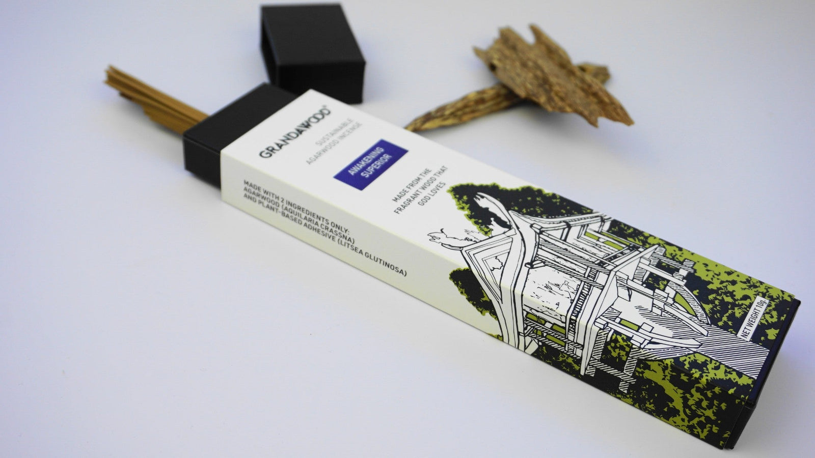 Awakening - Grandawood Wild Agarwood Incense- Superior Quality- 10g or 20g 沉香香 -