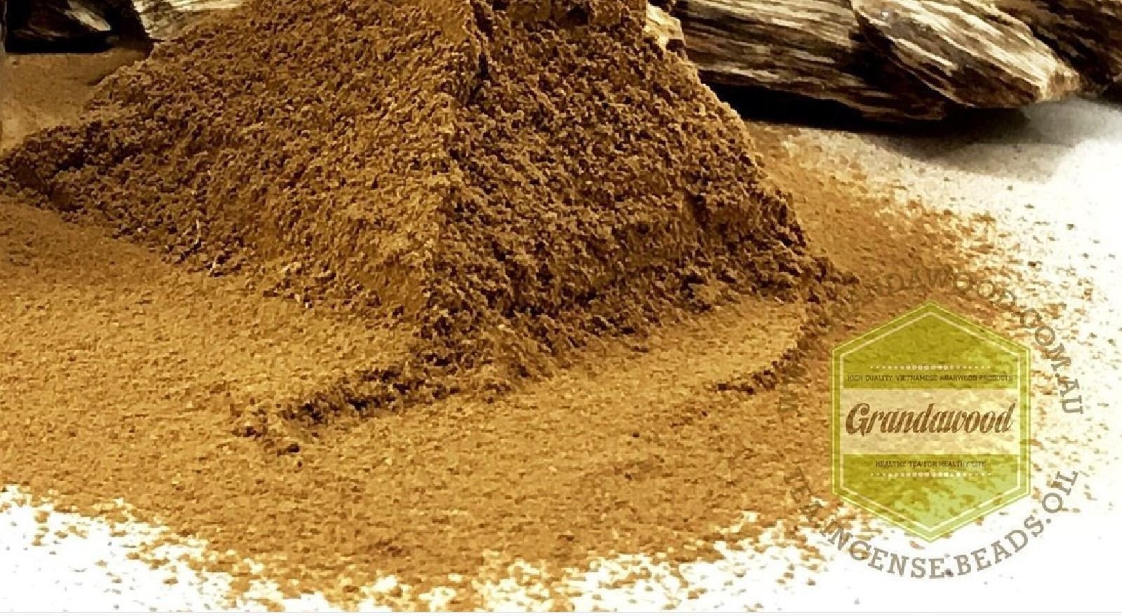 Grandawood Agarwood "Kỳ Bì" Kyara's Skin (Bark) Powder -