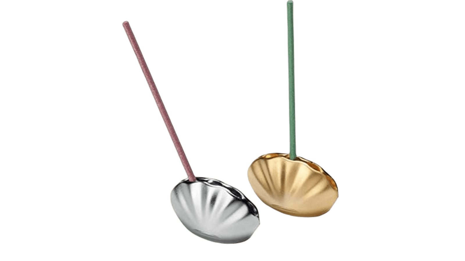 Incense Holder - Kolip Shell ( Gold/Silver) by Shoyeido -