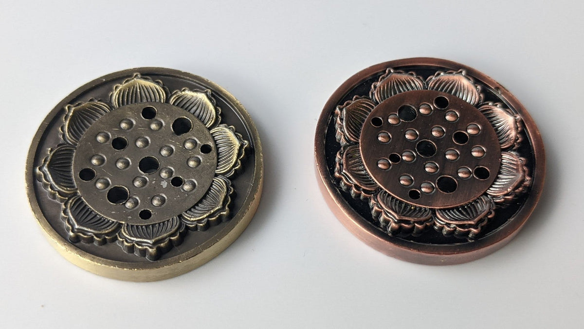 Flat Lotus Sutra Incense Holder 9 holes -