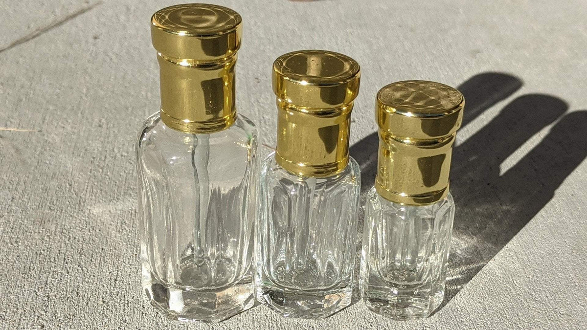 Luxurious Crystal Container - for Perfume Oil and Attar -