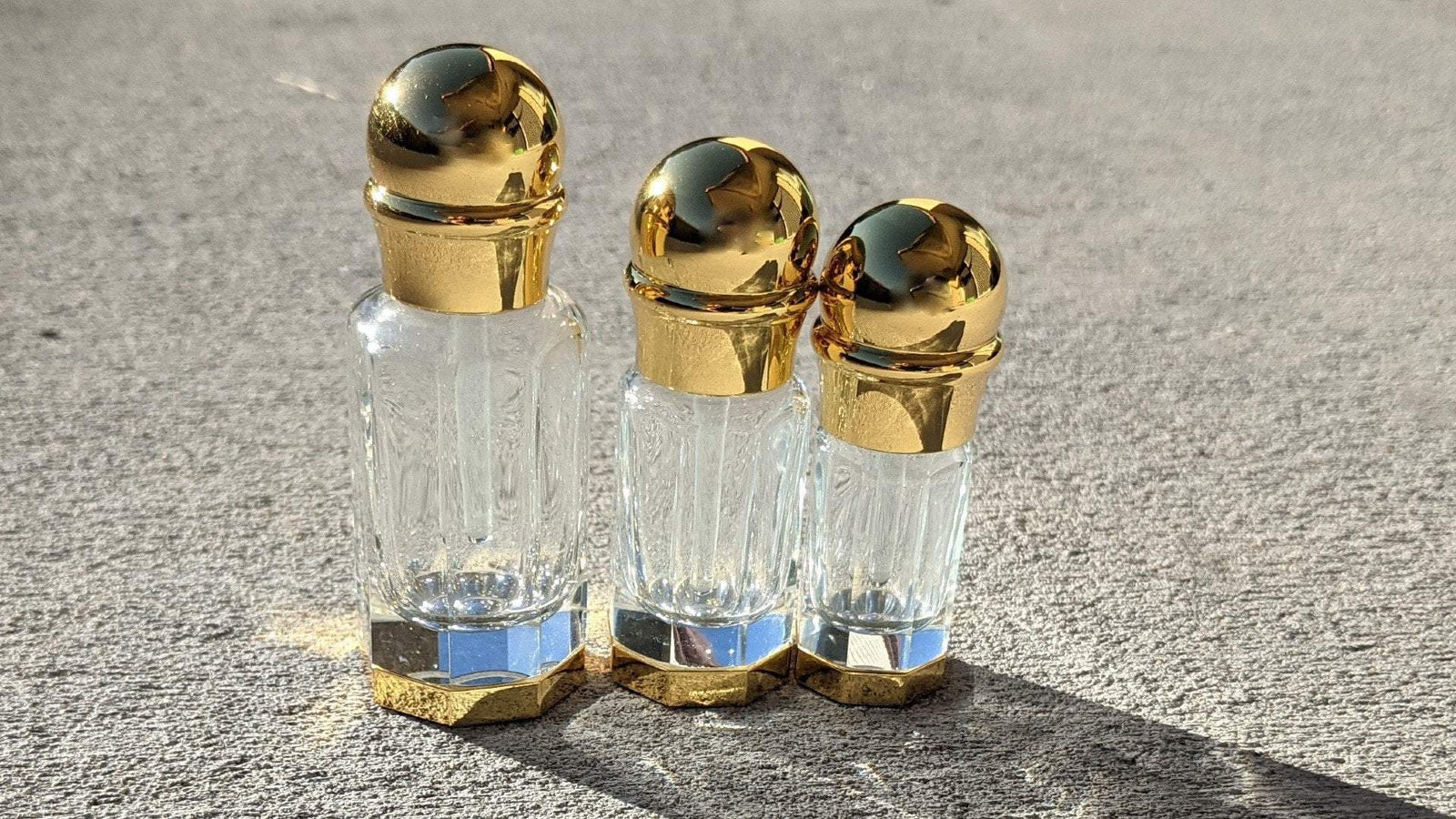 Luxurious Crystal Container - for Perfume Oil and Attar -