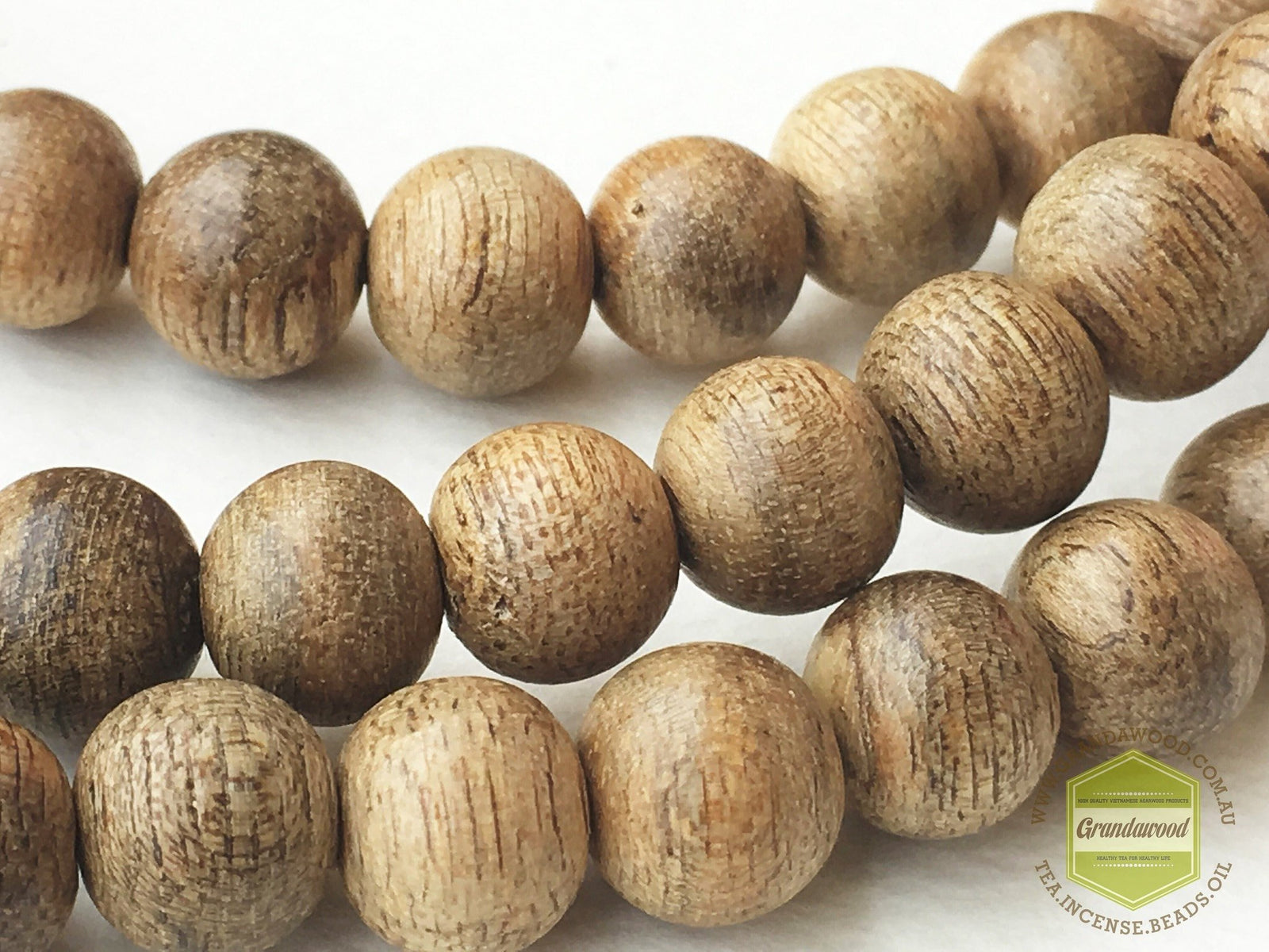 Malaysia Cultivated Agarwood Mala 108 beads 8mm -