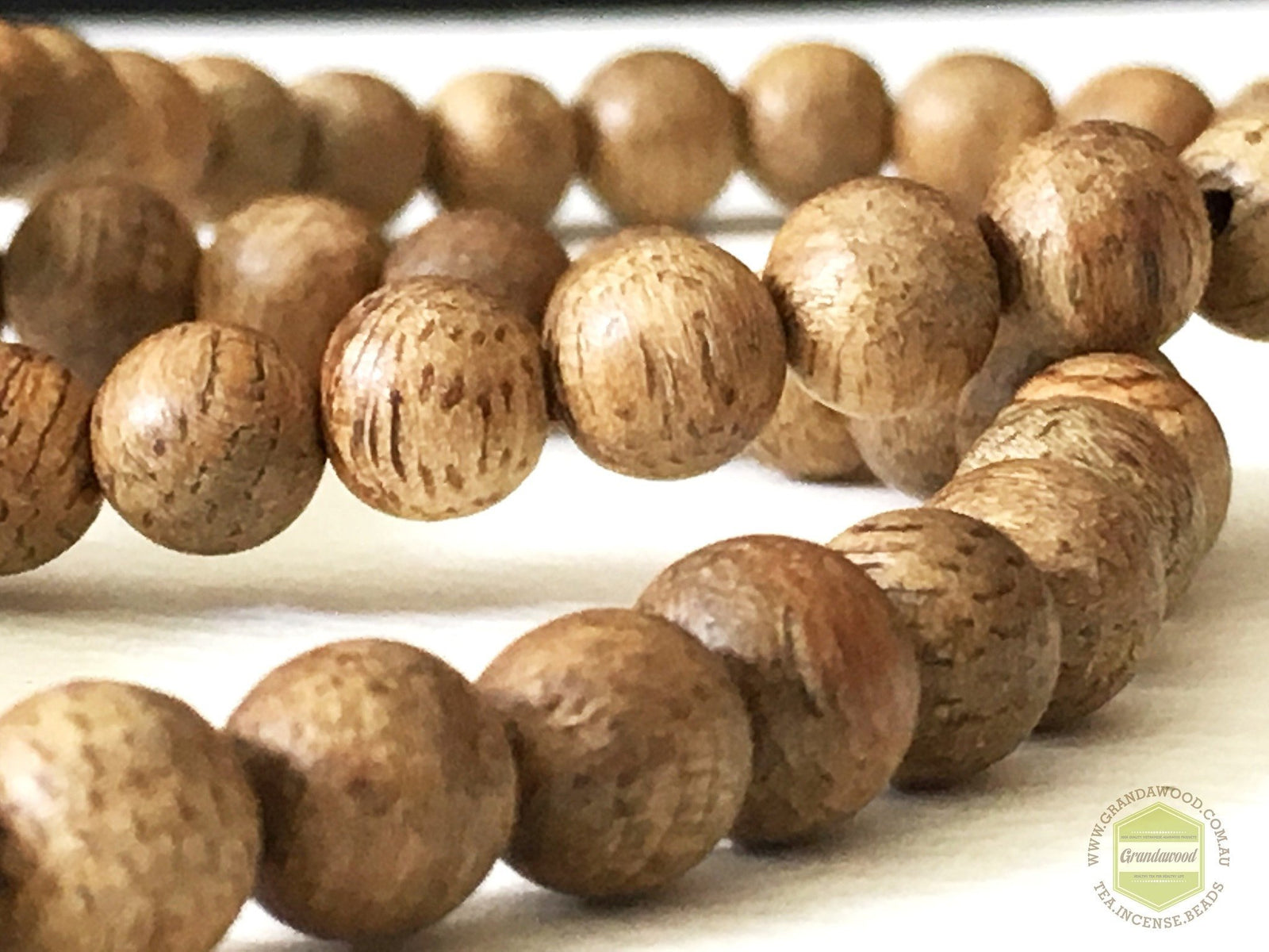 Z-Sold Out-Z- Malaysian Cultivated Agarwood Mala 108 beads 6mm -