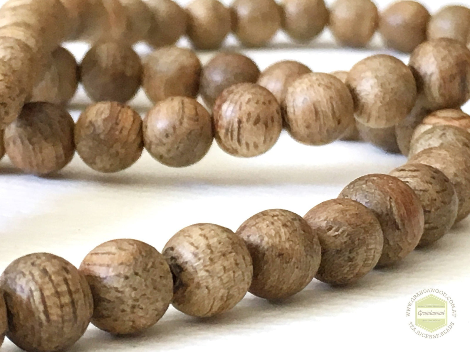 Z-Sold Out-Z- Malaysian Cultivated Agarwood Mala 108 beads 6mm -
