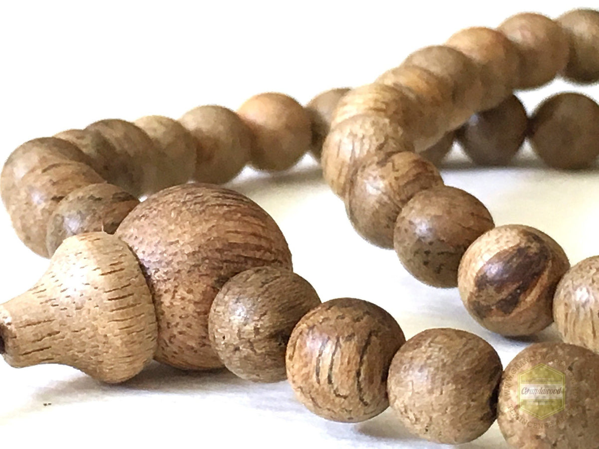 Z-Sold Out-Z- Malaysian Cultivated Agarwood Mala 108 beads 6mm -