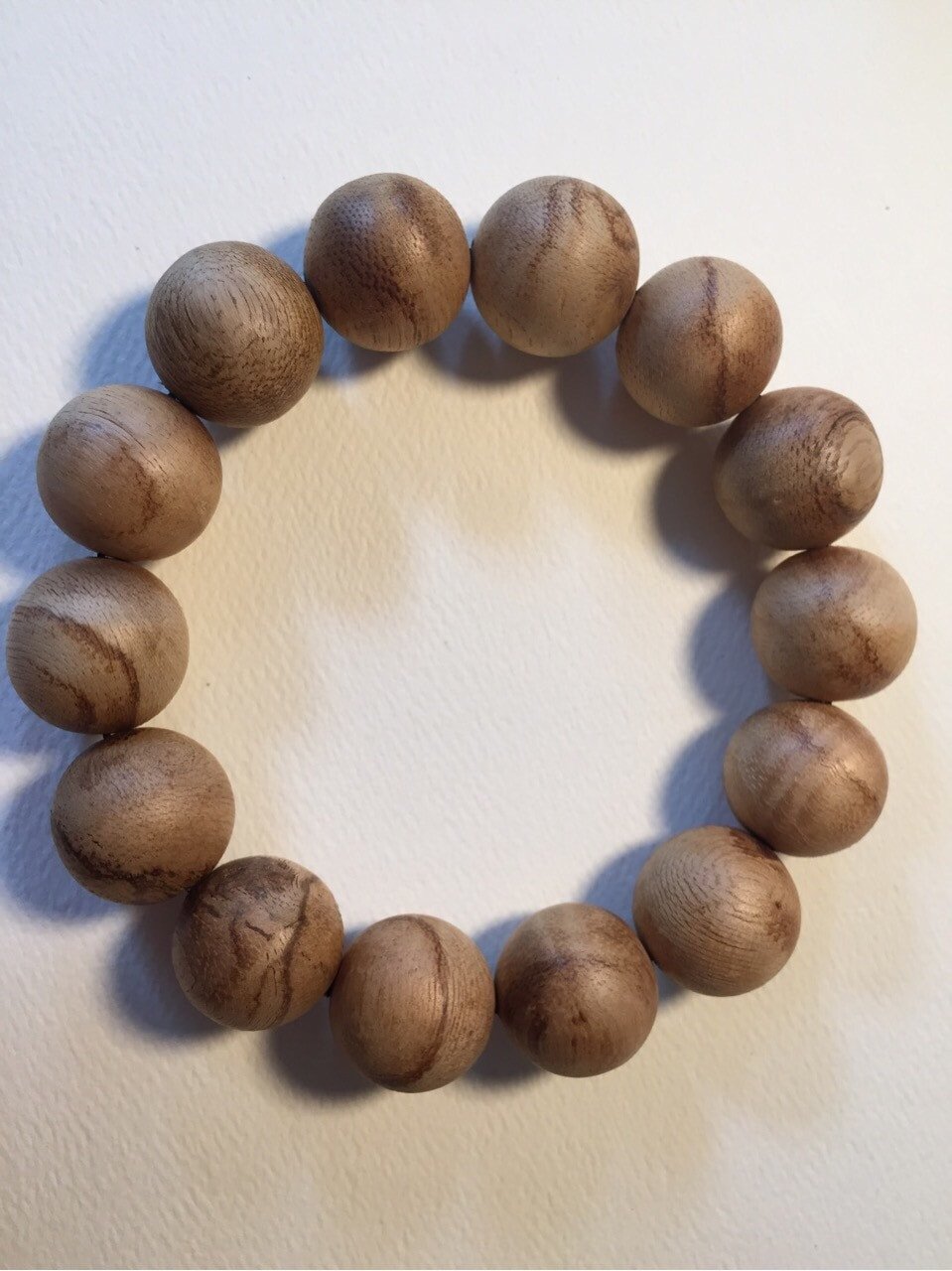 Sold Natural Agarwood bracelet slightly polished Indonesia -