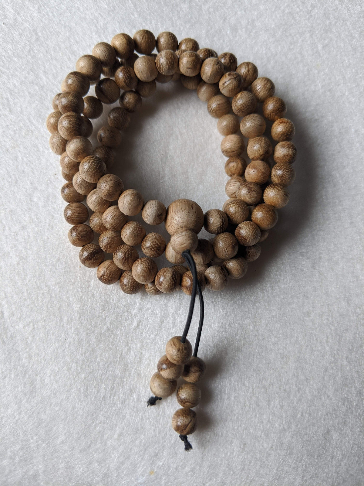 Sold New Entry Level: 11g Wild Borneo Agarwood 108 mala with 7mm dimension -