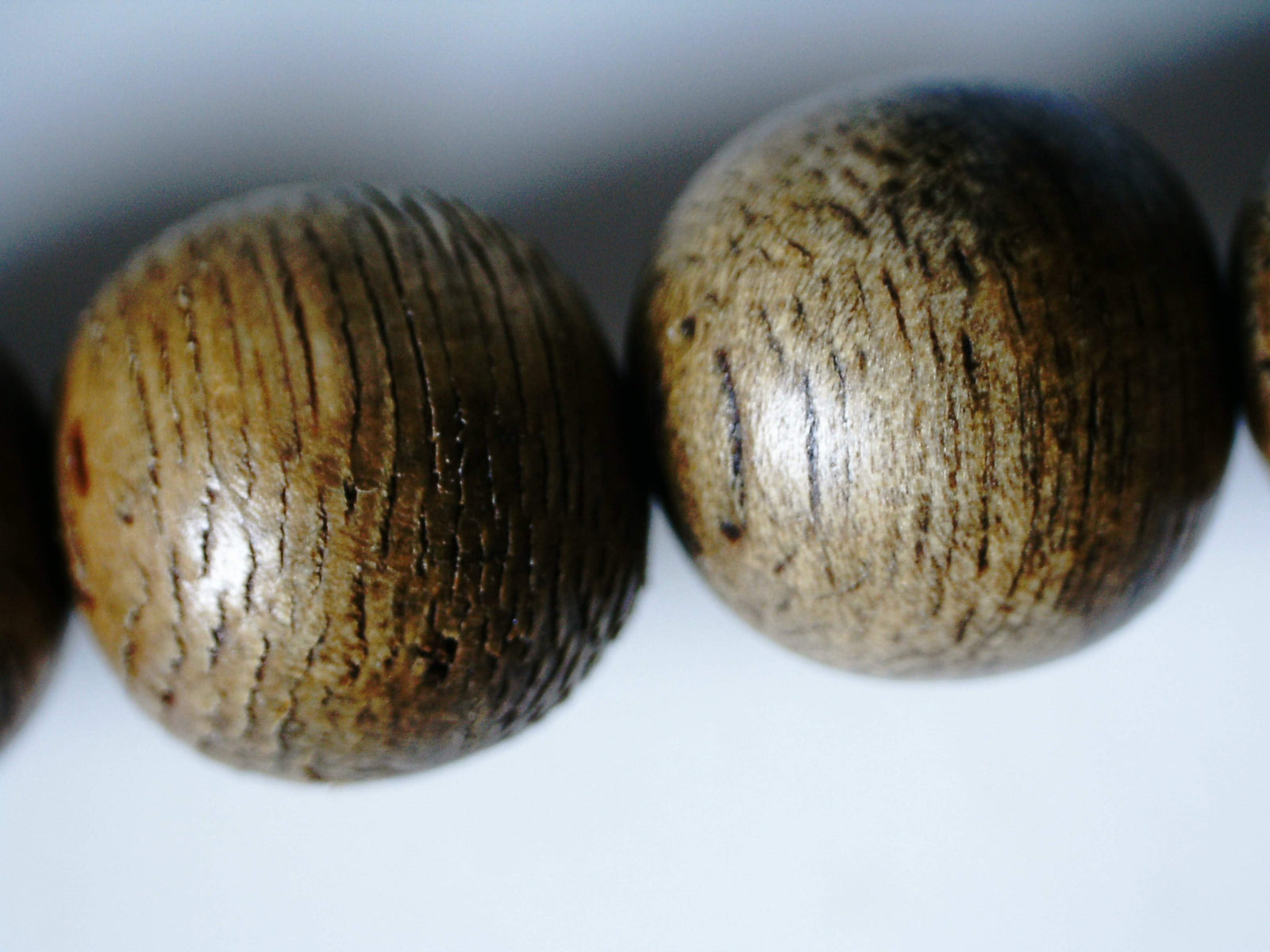 *SOLD* The Contentment 2 Wild Borneo Agarwood mala 114 beads (108 + 6) - 19g, 8mm -