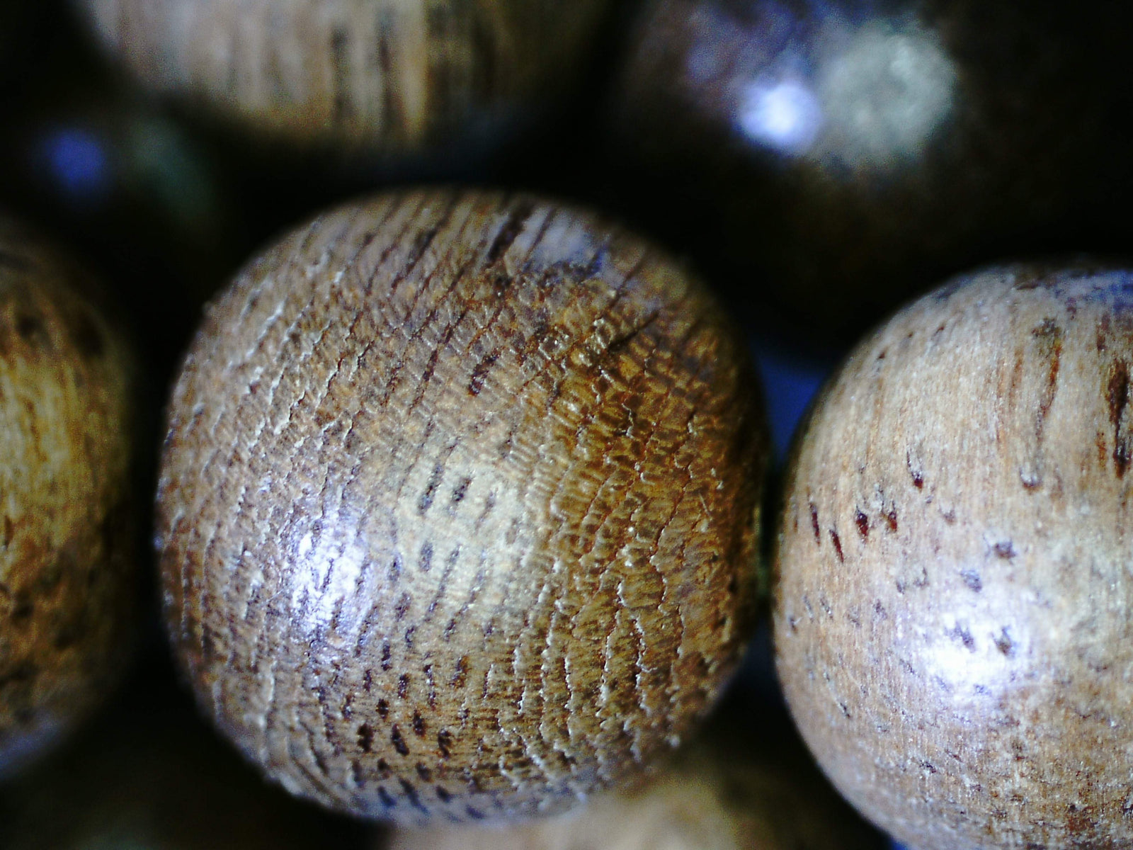 *SOLD* The Contentment 2 Wild Borneo Agarwood mala 114 beads (108 + 6) - 19g, 8mm -