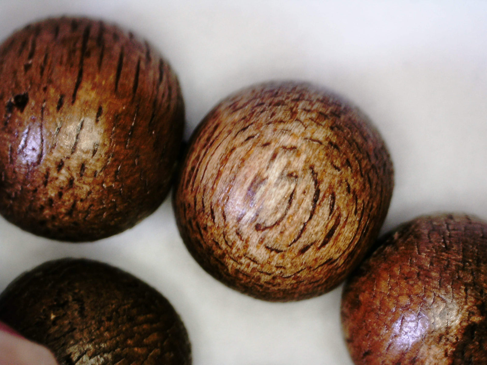 *SOLD* The Contentment 2 Wild Borneo Agarwood mala 114 beads (108 + 6) - 19g, 8mm -