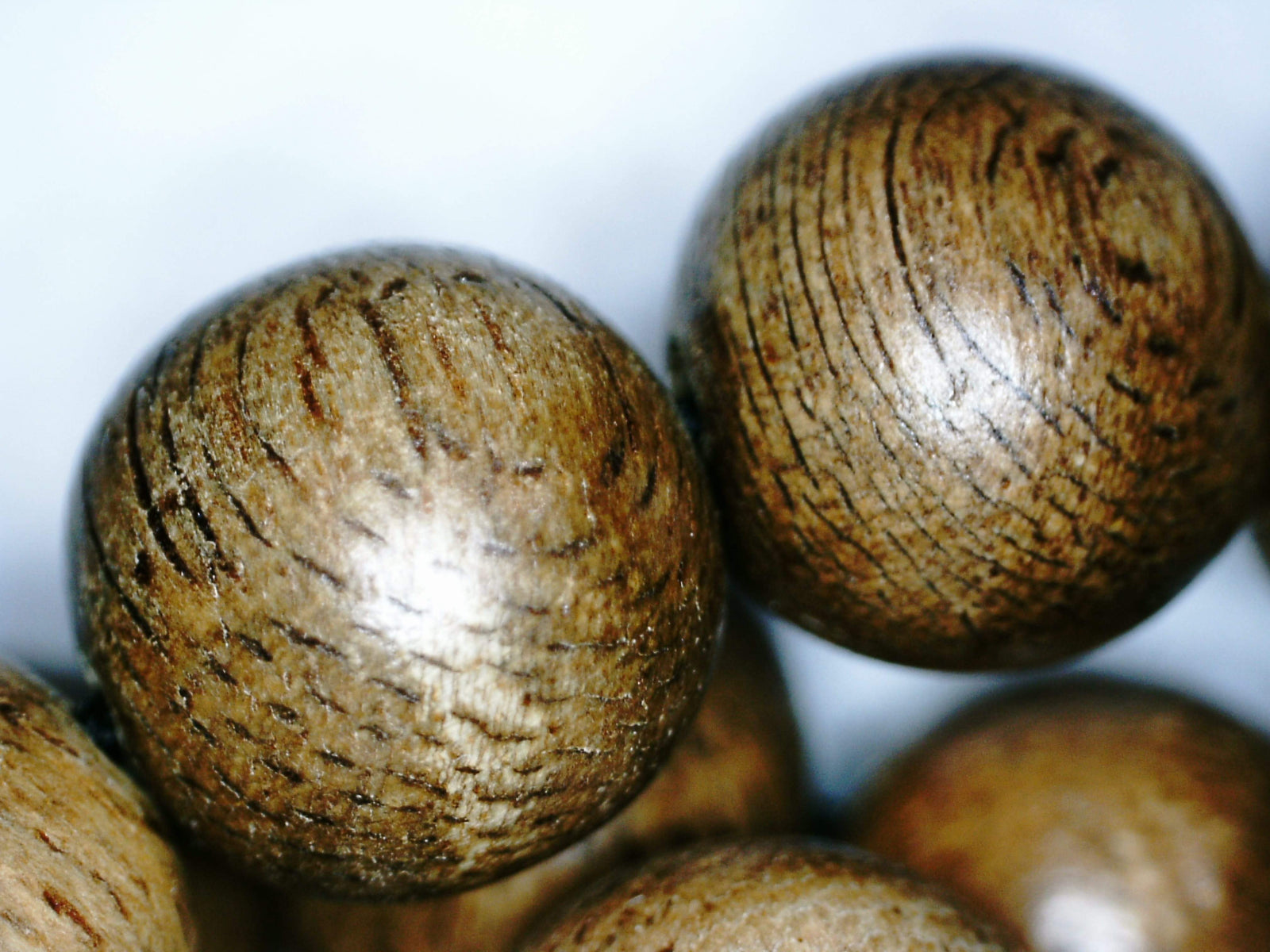 *SOLD* The Contentment 2 Wild Borneo Agarwood mala 114 beads (108 + 6) - 19g, 8mm -