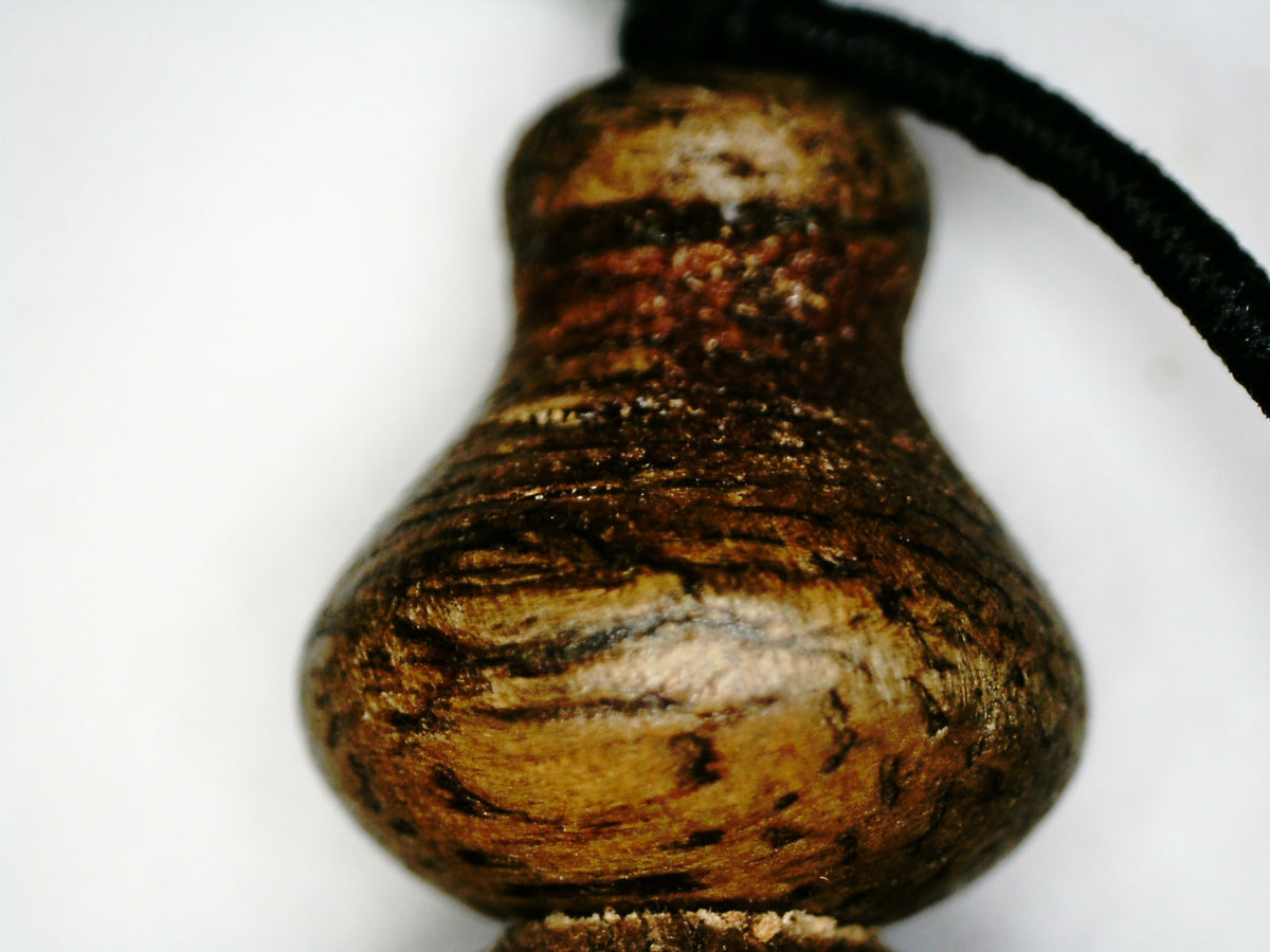 SOLD-The Contentment Wild Borneo Agarwood Mala 8mm 20g 108 beads plus 6 extras and 1 piece of material -