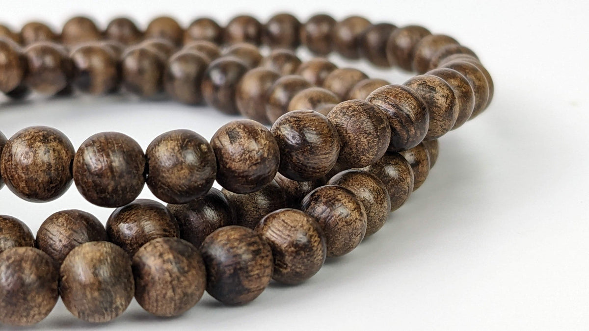 *New* The Grace - 108 mala made with Wild Agarwood from the tropical Island Borneo -