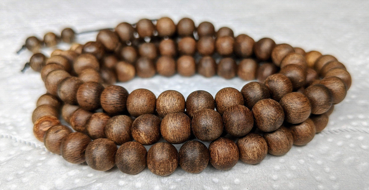 *New* The Twin: Wild Agarwood 108 mala 14g 7mm -