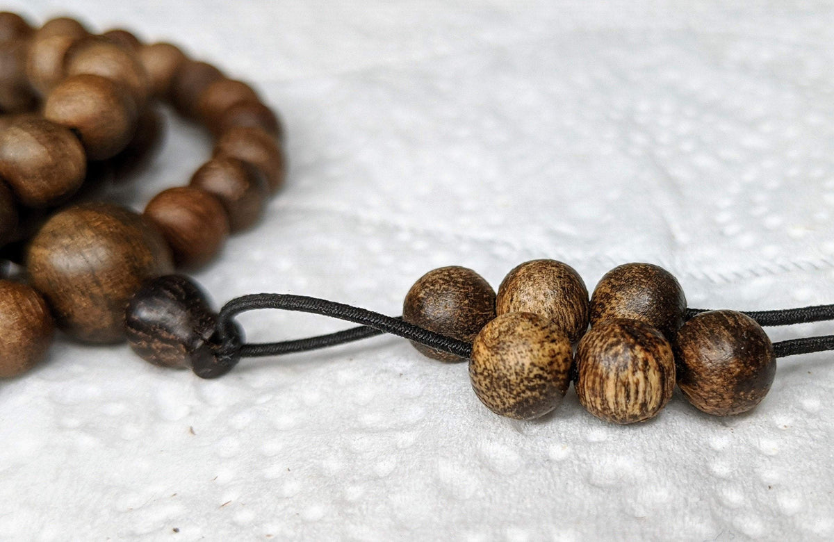 *New* The Twin: Wild Agarwood 108 mala 14g 7mm -