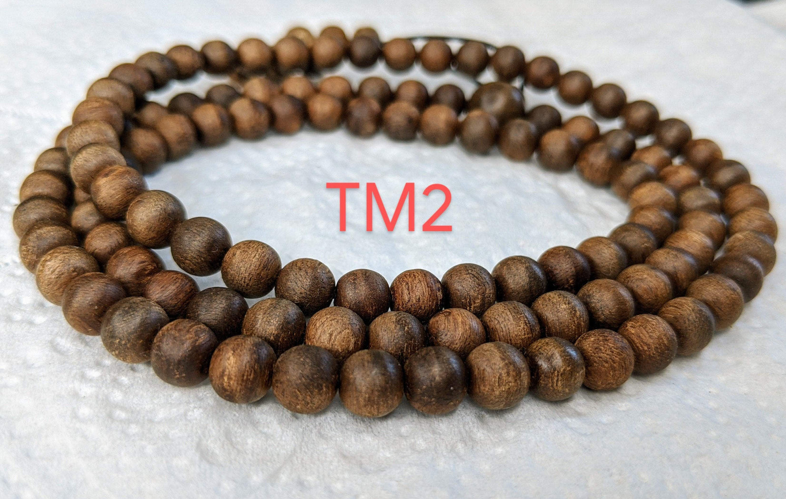*New* The Twin: Wild Agarwood 108 mala 14g 7mm -