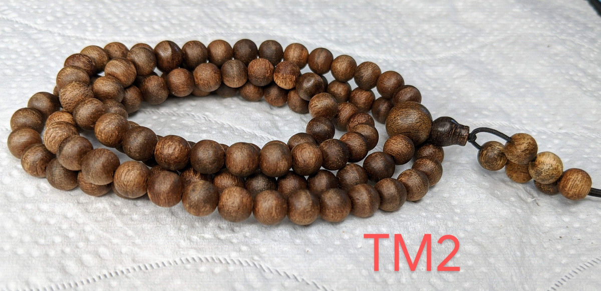 *New* The Twin: Wild Agarwood 108 mala 14g 7mm -