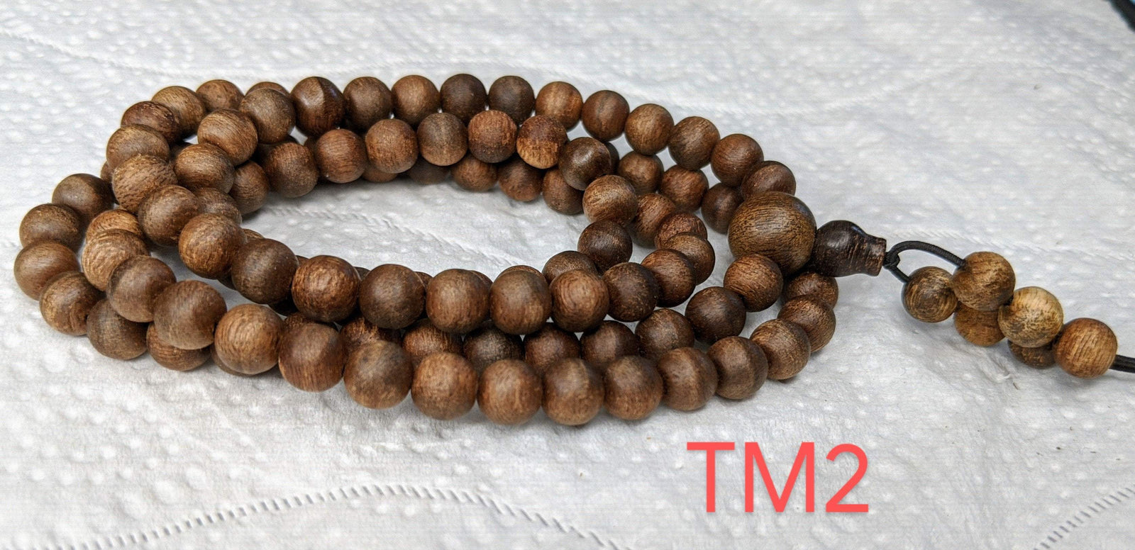 *New* The Twin: Wild Agarwood 108 mala 14g 7mm -