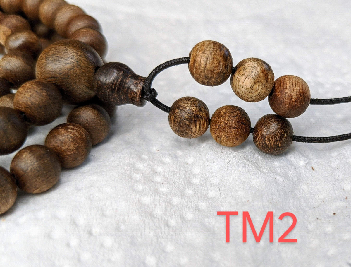 *New* The Twin: Wild Agarwood 108 mala 14g 7mm -