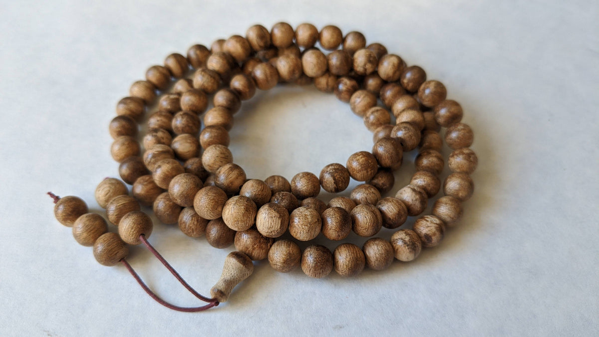 *New* WAB Wild 108 Mala Agarwood Borneo region 8mm 19g -