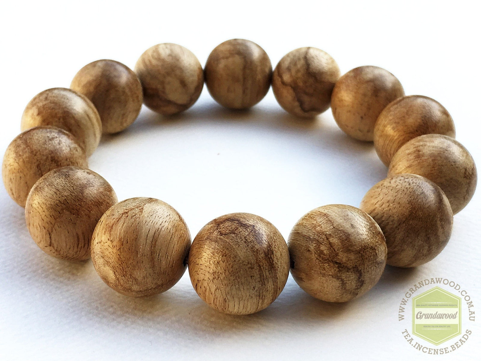 SOLD- Wild Natural Indonesia Agarwood Bracelet -
