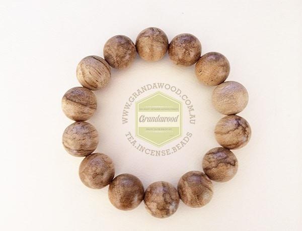 SOLD- Wild Natural Indonesia Agarwood Bracelet (pattern A) -