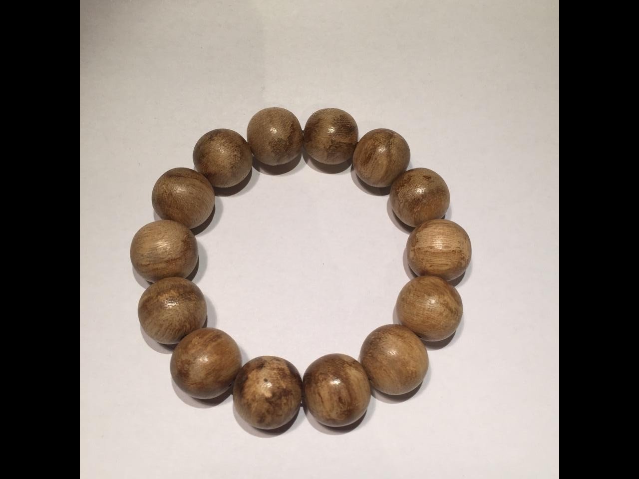 SOLD- Wild Natural Indonesia Agarwood Bracelet sm001 -