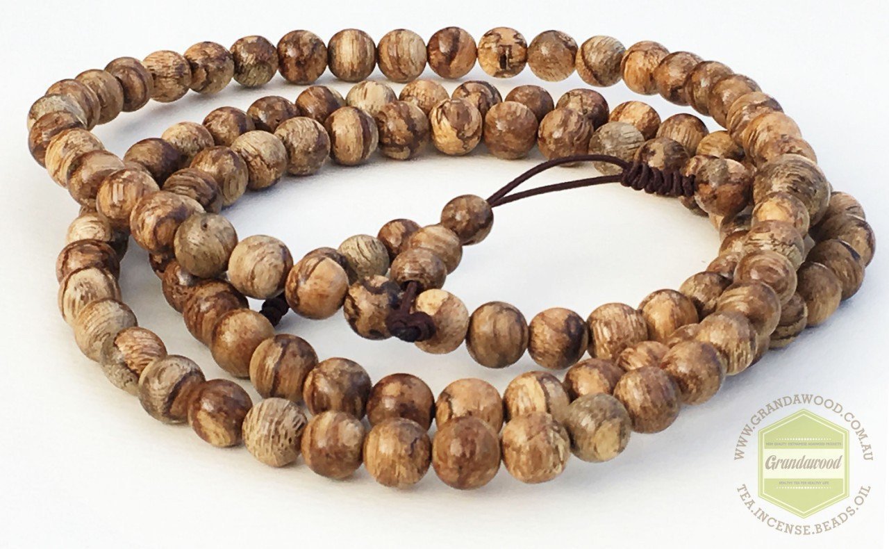 The Magnificent Serpent: Wild 108 mala beads Kalimantan -
