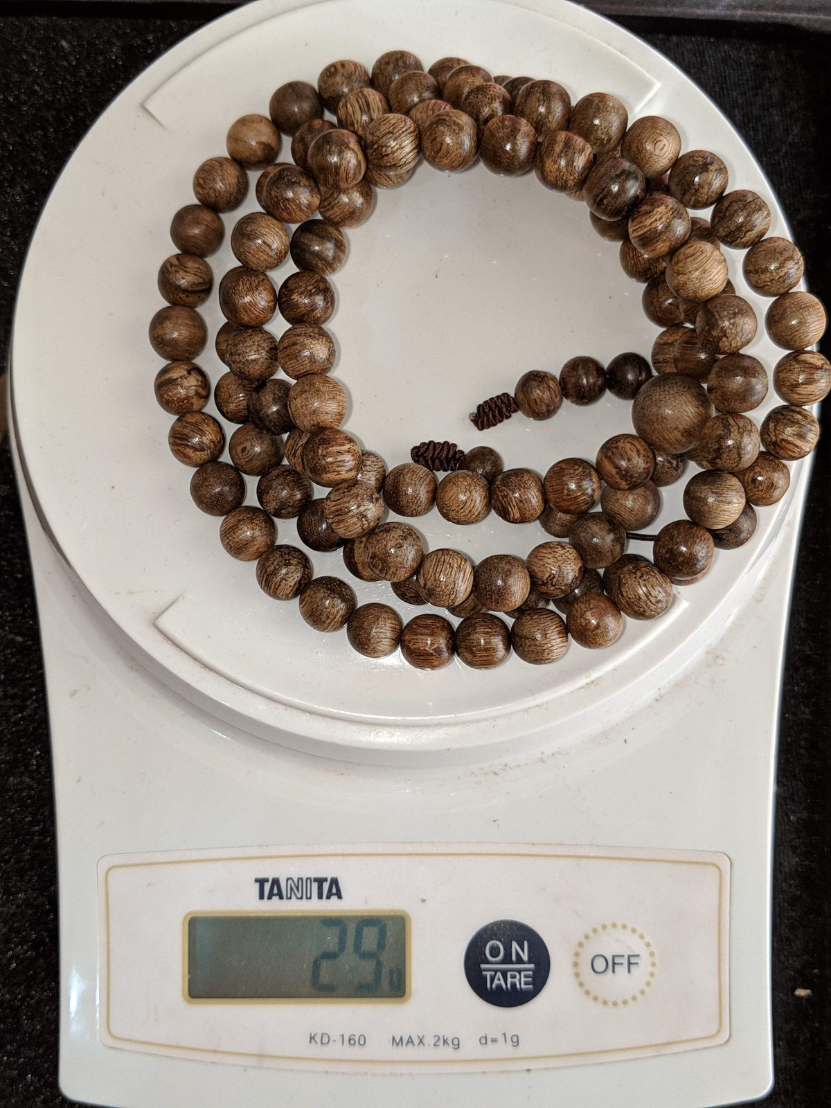 *Very Old* The Marble Trilogy - Wild Borneo Agarwood 108 mala - number 1 -