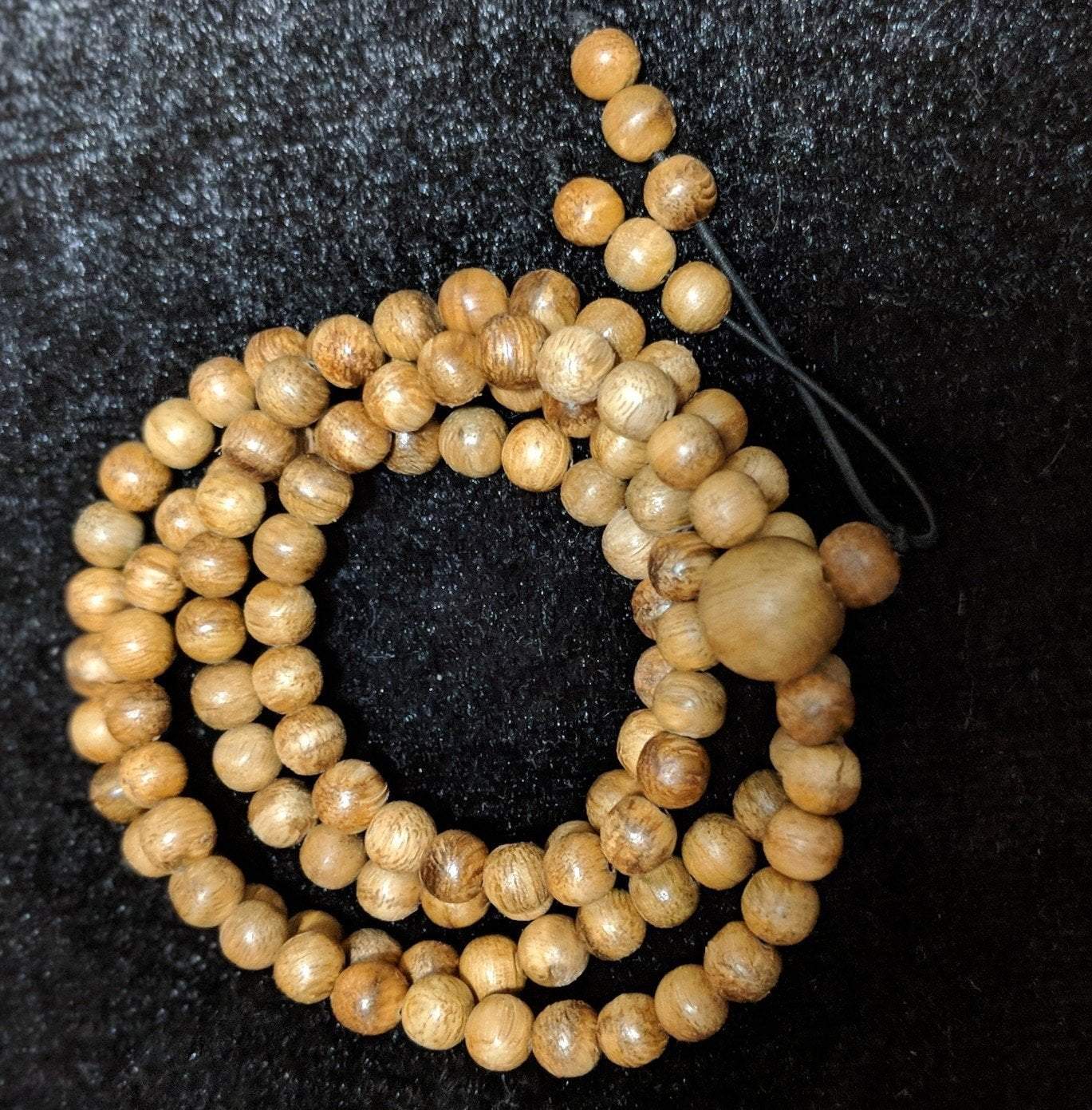 Sold Wild Agarwood mala 108 Merauke 6.9 g 7mm entry level -