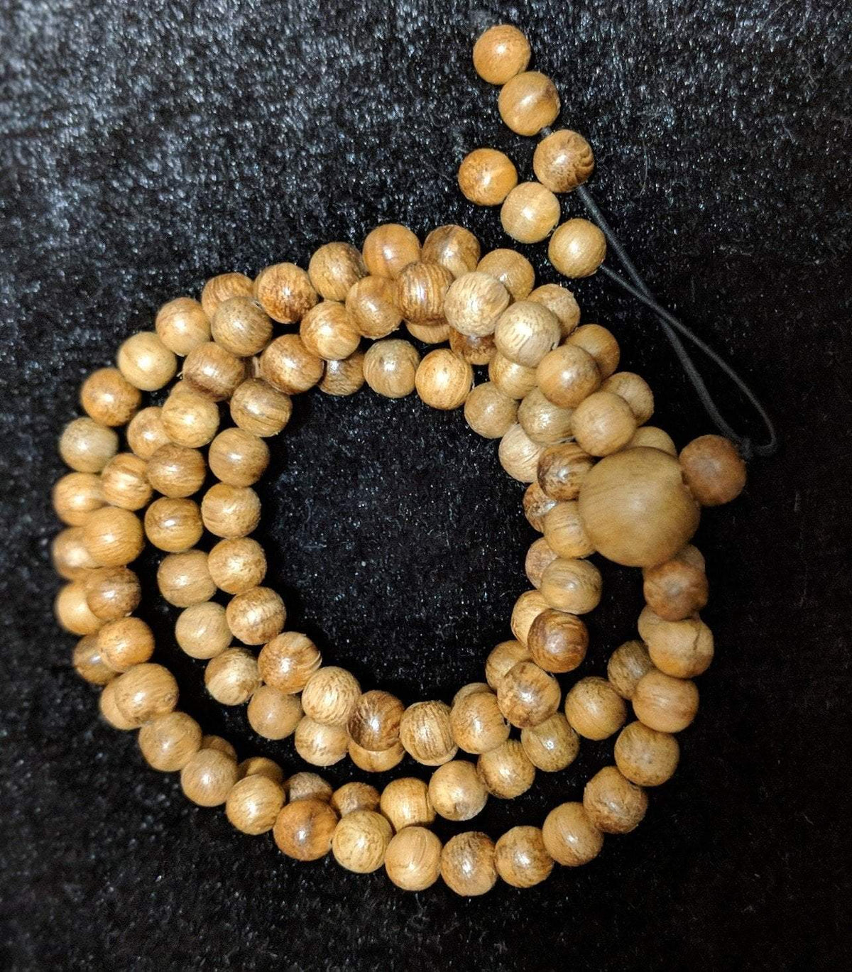 Sold Wild Agarwood mala 108 Merauke 6.9 g 7mm entry level -