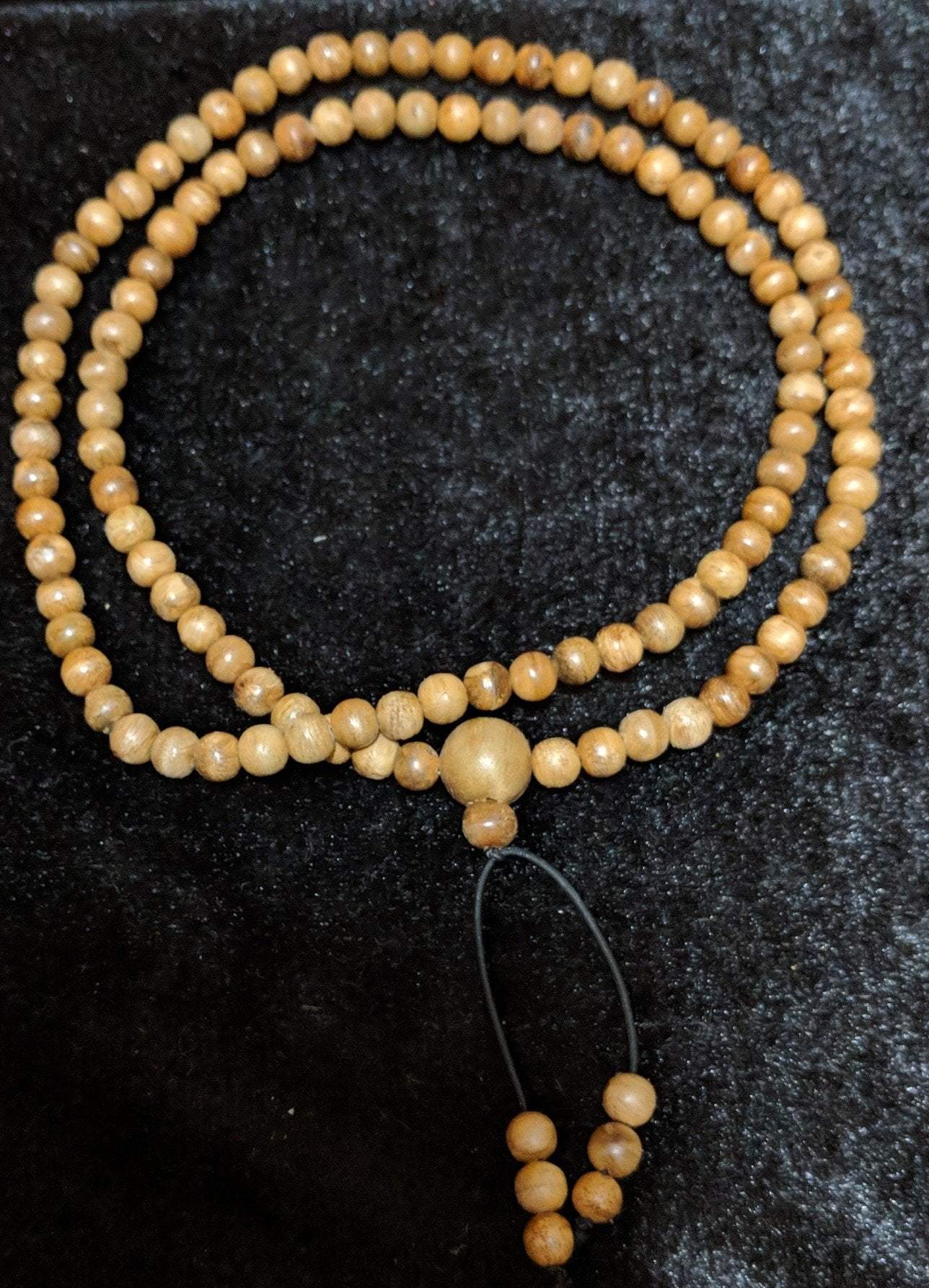 Sold Wild Agarwood mala 108 Merauke 6.9 g 7mm entry level -