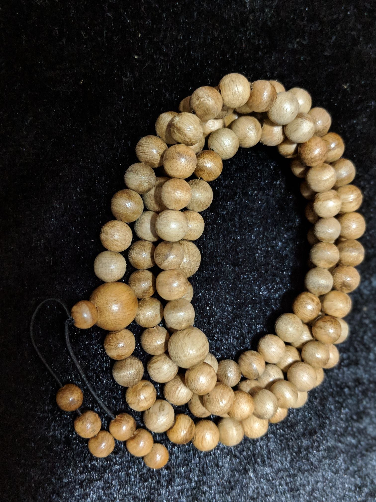 Sold Wild Agarwood mala 108 Merauke 9.5g 8mm entry level -