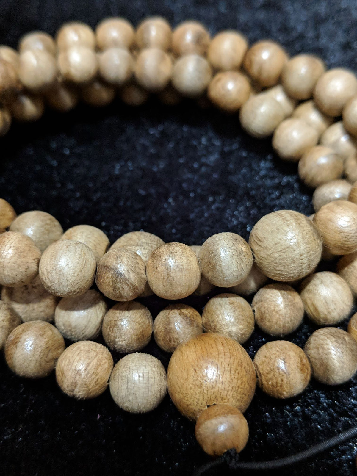 Sold Wild Agarwood mala 108 Merauke 9.5g 8mm entry level -