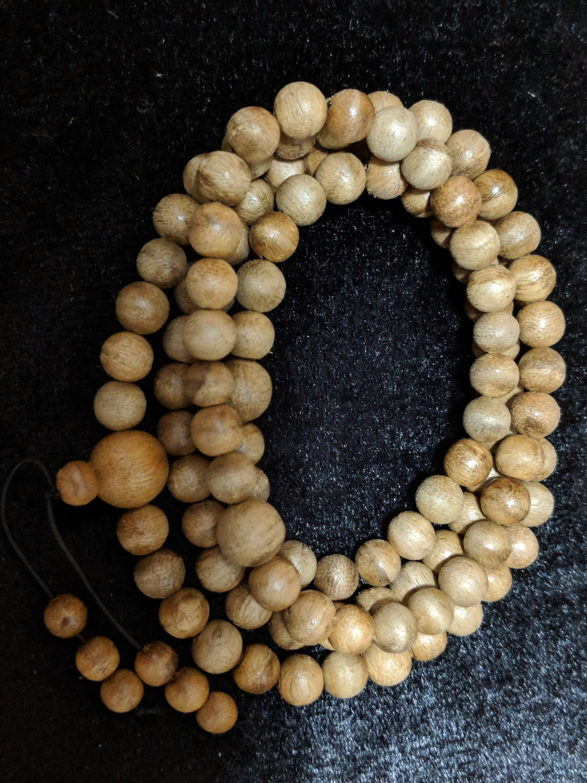 Sold Wild Agarwood mala 108 Merauke 9.5g 8mm entry level -