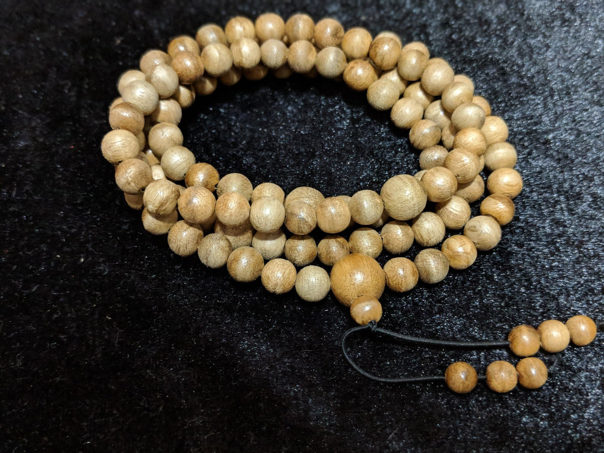 Sold Wild Agarwood mala 108 Merauke 9.5g 8mm entry level -